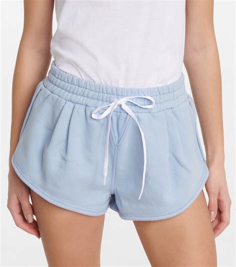 miu miu cotton shorts